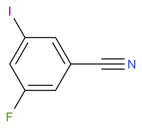 3-Fluoro-5-iodobenzonitrile_Molecular_structure_CAS_)
