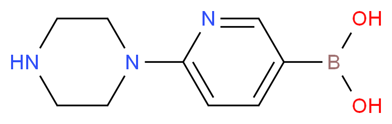 (6-(Piperazin-1-yl)pyridin-3-yl)boronic acid_Molecular_structure_CAS_1003043-67-1)