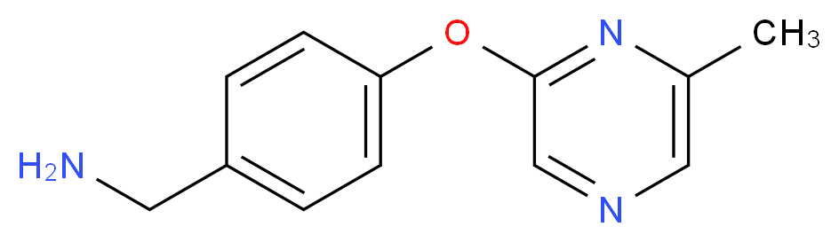 4-[(6-methylpyrazin-2-yl)oxy]benzylamine_Molecular_structure_CAS_926921-67-7)