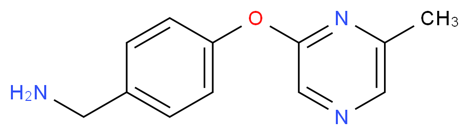 4-[(6-Methylpyrazin-2-yl)oxy]benzylamine 97%_Molecular_structure_CAS_926921-67-7)