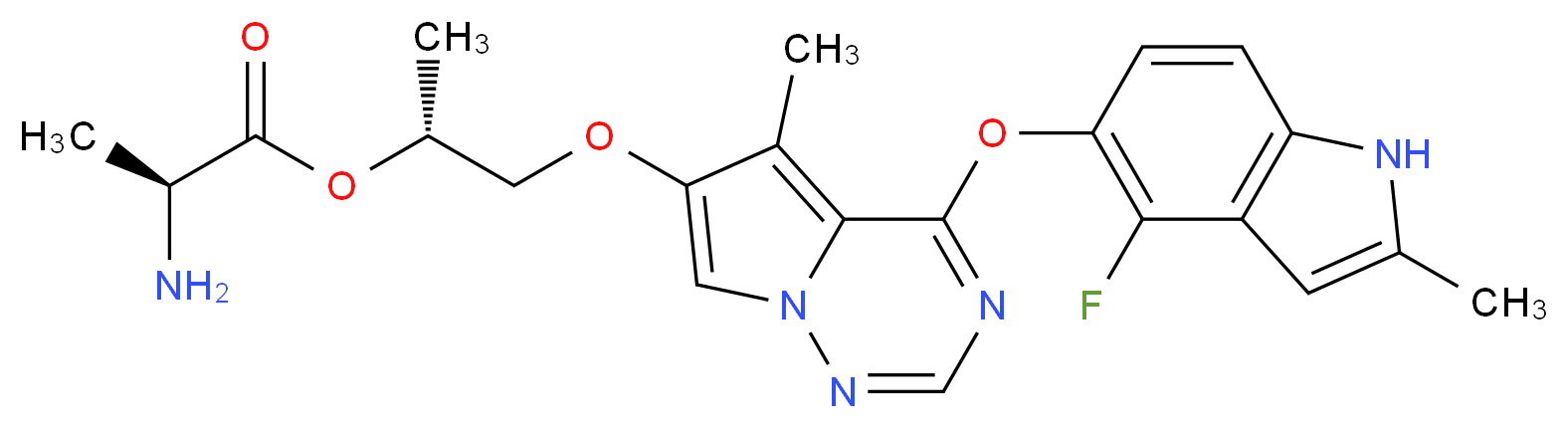 Brivanib alaninate(BMS-582664)_Molecular_structure_CAS_649735-63-7)