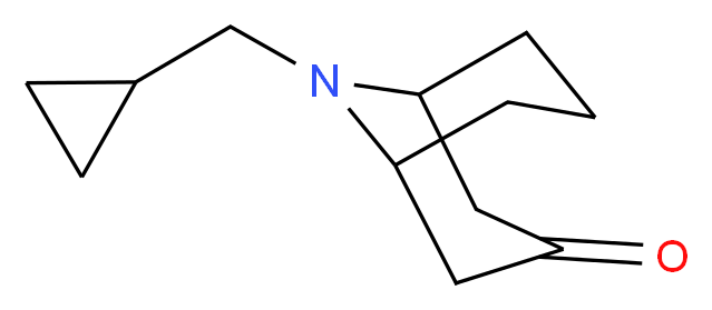 9-(cyclopropylmethyl)-9-azabicyclo[3.3.1]nonan-3-one_Molecular_structure_CAS_)