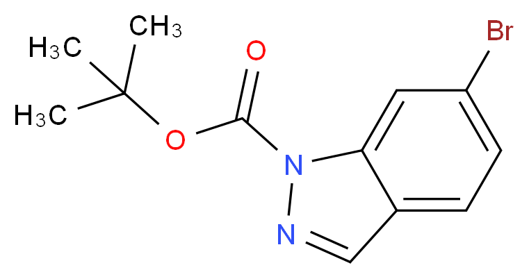 6-Bromoindazole-1-carboxylic acid tert-butyl ester_Molecular_structure_CAS_877264-77-2)