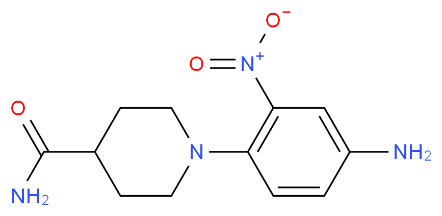 1-(4-Amino-2-nitrophenyl)piperidine-4-carboxamide_Molecular_structure_CAS_)