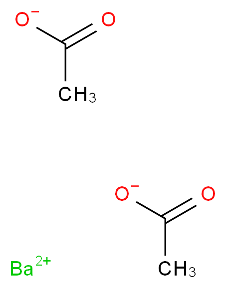 Barium acetate, ACS_Molecular_structure_CAS_543-80-6)