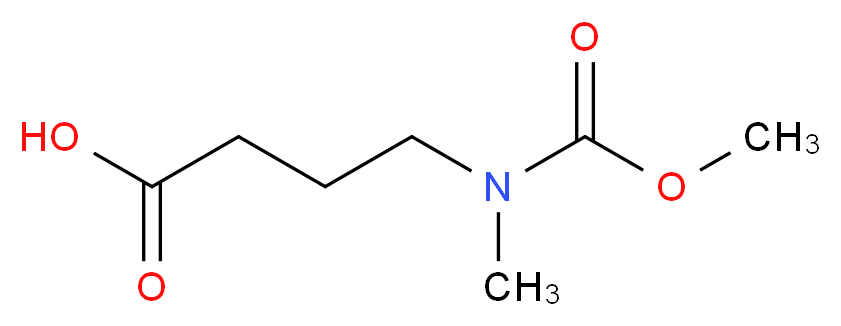 4-[(methoxycarbonyl)(methyl)amino]butanoic acid_Molecular_structure_CAS_)