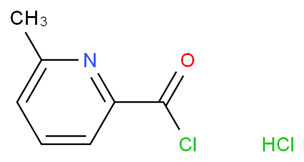 6-Methylpyridine-2-carbonyl chloride hydrochloride_Molecular_structure_CAS_60373-34-4)