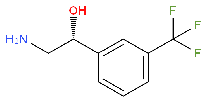 (1R)-2-amino-1-[3-(trifluoromethyl)phenyl]ethanol_Molecular_structure_CAS_)