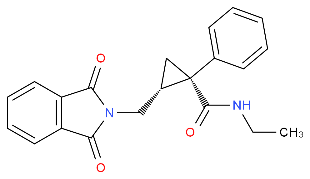 rac-N-Desethyl-N'-phthalimido Milnacipran_Molecular_structure_CAS_105310-73-4)
