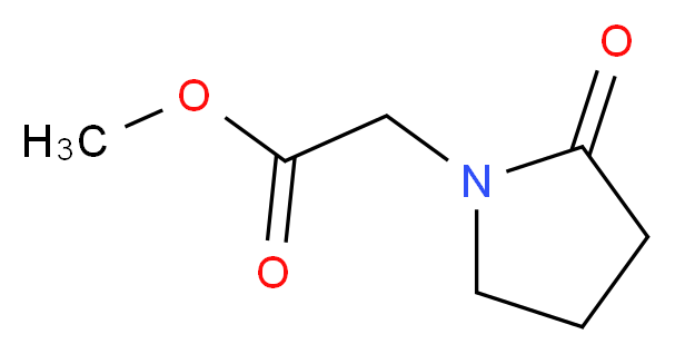 Methyl 2-oxo-1-pyrrolidineacetate_Molecular_structure_CAS_59776-88-4)