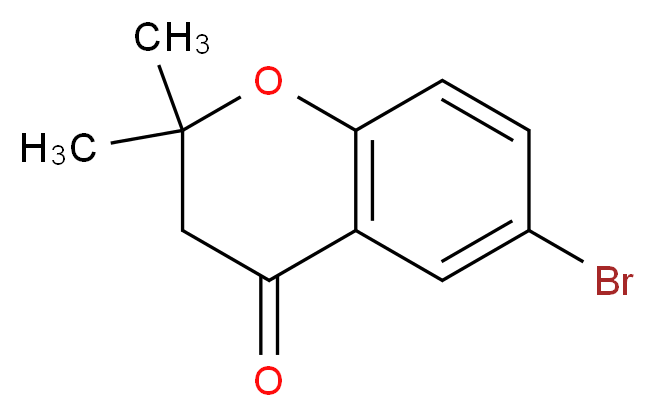 6-Bromo-2,2-dimethyl-4-chromanone_Molecular_structure_CAS_99853-21-1)