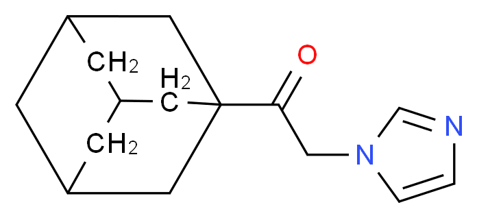 1-(adamantan-1-yl)-2-(1H-imidazol-1-yl)ethanone_Molecular_structure_CAS_)