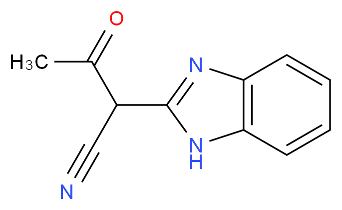 2-(1H-1,3-benzodiazol-2-yl)-3-oxobutanenitrile_Molecular_structure_CAS_)