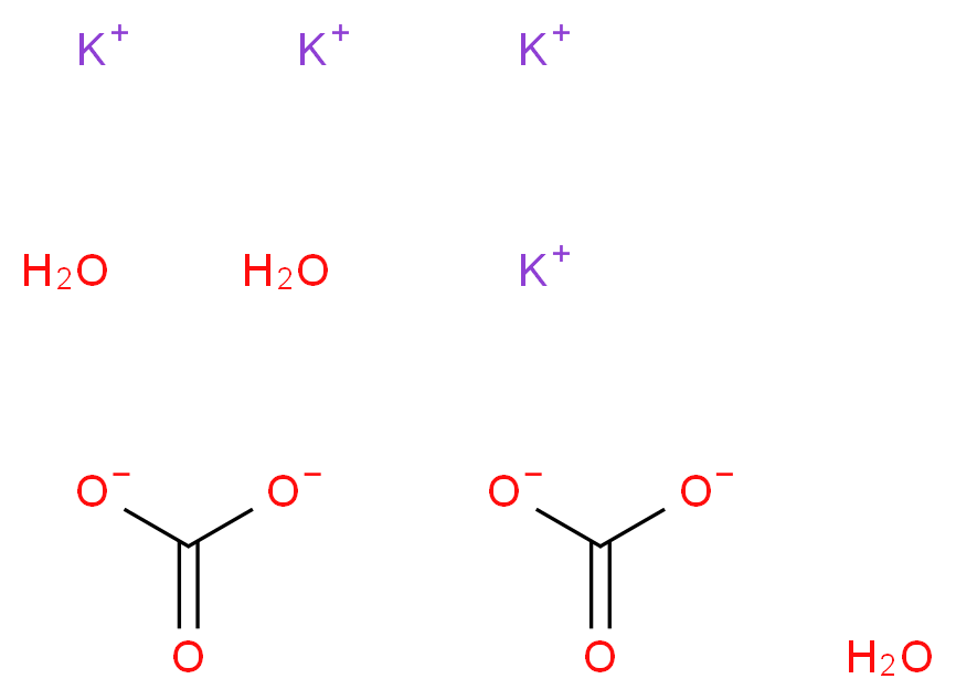 Potassium carbonate sesquihydrate_Molecular_structure_CAS_6381-79-9)