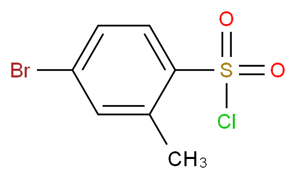 2-methyl-4-bromobenzenesulfonyl chloride_Molecular_structure_CAS_139937-37-4)