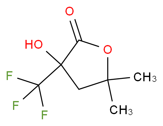 5,5-Dimethyl-3-hydroxy-3-(trifluoromethyl)dihydrofuran-2(3H)-one_Molecular_structure_CAS_126953-88-6)