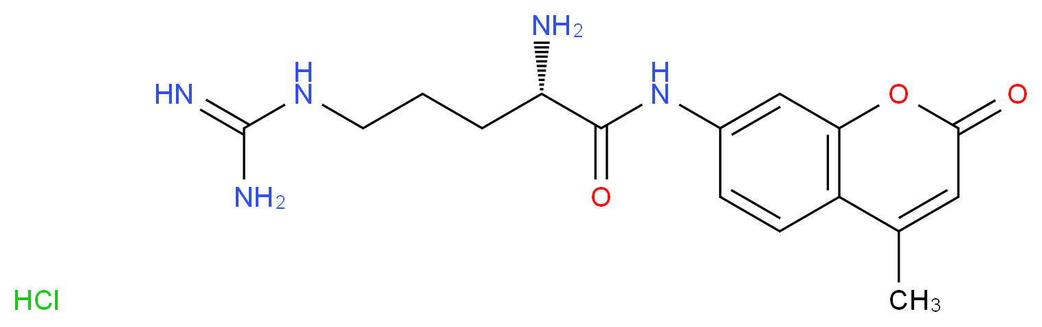 L-ARGININE-4-METHYLCOUMARYL-7-AMIDE HYDROCHLORIDE_Molecular_structure_CAS_69304-16-1)