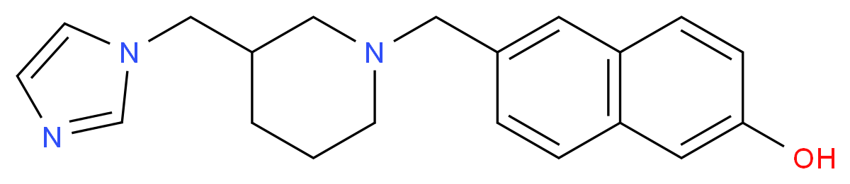 6-{[3-(1H-imidazol-1-ylmethyl)piperidin-1-yl]methyl}-2-naphthol_Molecular_structure_CAS_)