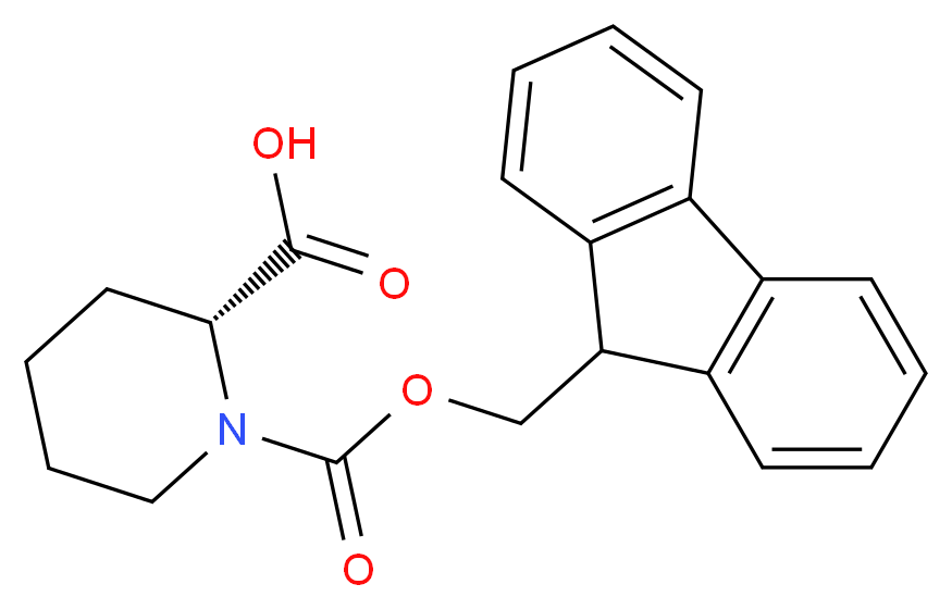 (S)-Piperidine-2-carboxylic acid, N-FMOC protected_Molecular_structure_CAS_86069-86-5)