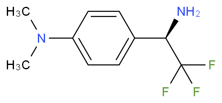 [4-((R)-1-AMINO-2,2,2-TRIFLUORO-ETHYL)-PHENYL]-DIMETHYL-AMINE_Molecular_structure_CAS_)