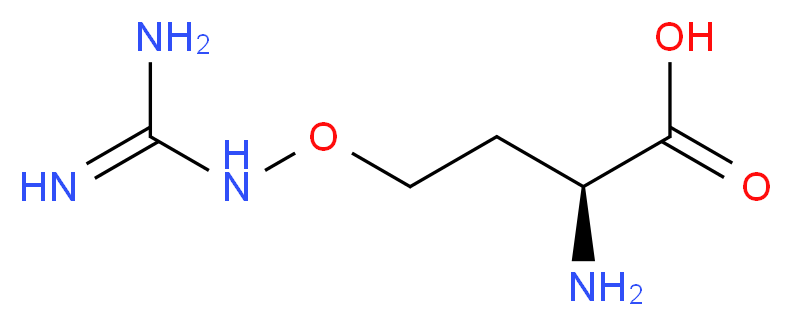 L-2-Amino-4-(Guanidinooxy)Butyric Acid_Molecular_structure_CAS_)
