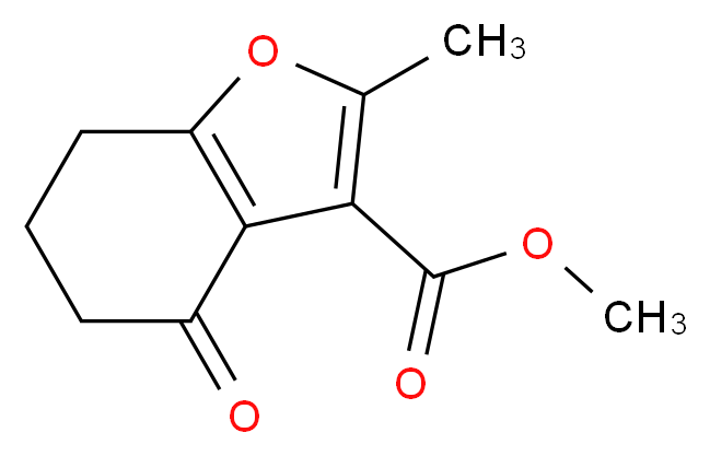 methyl 2-methyl-4-oxo-4,5,6,7-tetrahydrobenzofuran-3-carboxylate_Molecular_structure_CAS_)