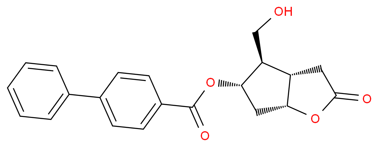 (+)-Corey lactone, 4-phenylbenzoate alcohol_Molecular_structure_CAS_39265-57-1)