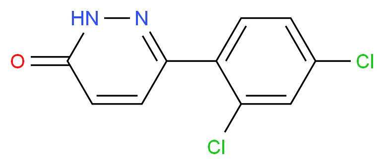 6-(2,4-dichlorophenyl)pyridazin-3(2H)-one_Molecular_structure_CAS_)
