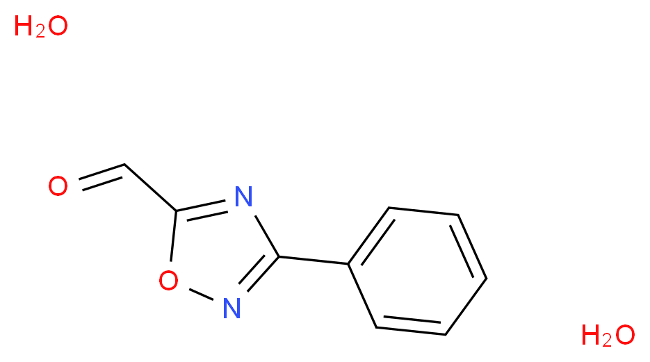 3-phenyl-1,2,4-oxadiazole-5-carbaldehyde dihydrate_Molecular_structure_CAS_)