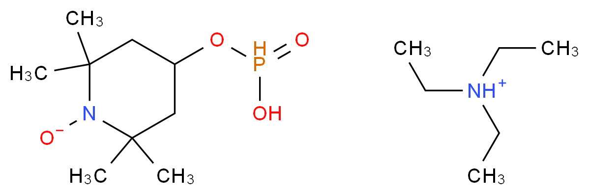 4-Hydrophosphinyloxy-TEMPO, Triethylammonium Salt_Molecular_structure_CAS_)