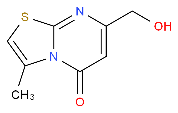 7-(hydroxymethyl)-3-methyl-5H-pyrimido[2,1-b][1,3]thiazol-5-one_Molecular_structure_CAS_)