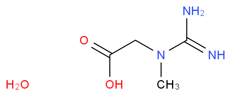 Creatine hydrate_Molecular_structure_CAS_)