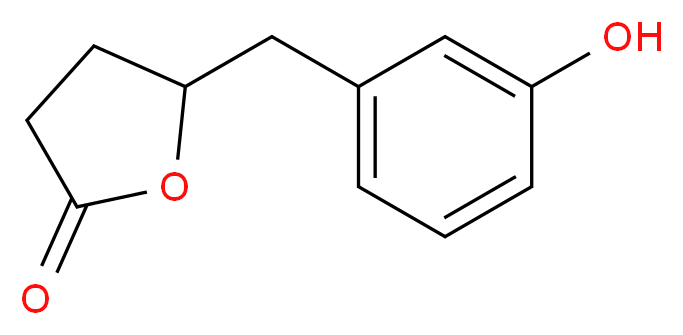 5-[(3-hydroxyphenyl)methyl]oxolan-2-one_Molecular_structure_CAS_)