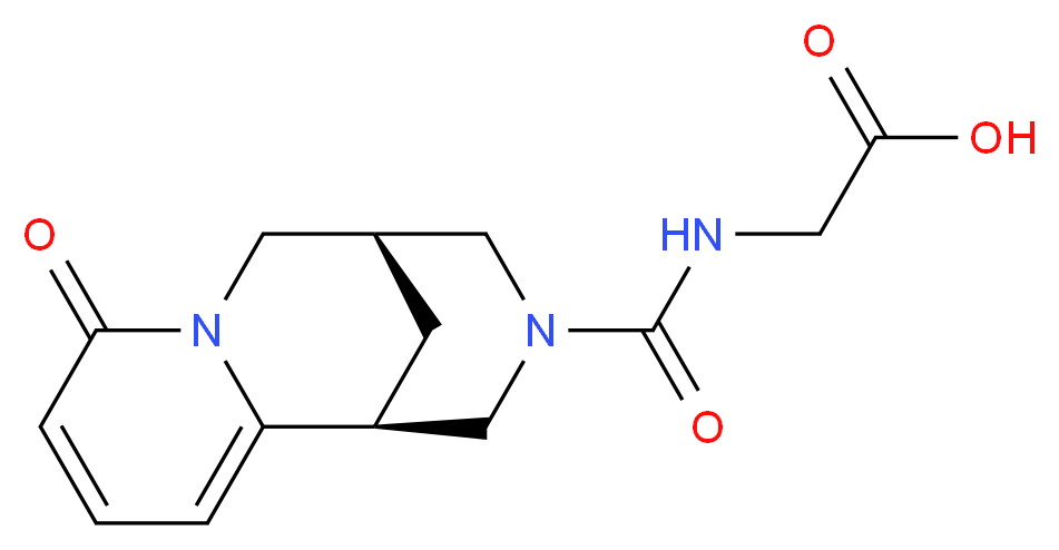 2-((1R,5R)-8-oxo-2,3,4,5,6,8-hexahydro-1H-1,5-methanopyrido[1,2-a][1,5]diazocine-3-carboxamido)acetic acid_Molecular_structure_CAS_)