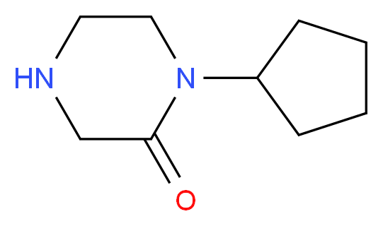 1-cyclopentylpiperazin-2-one_Molecular_structure_CAS_59702-17-9)