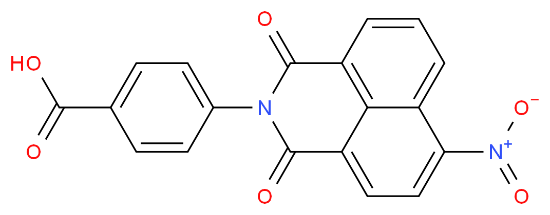 4-(6-Nitro-1,3-dioxo-1H,3H-benzo[de]isoquinolin-2-yl)-benzoic acid_Molecular_structure_CAS_)