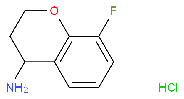 8-fluoro-3,4-dihydro-2H-1-benzopyran-4-amine hydrochloride_Molecular_structure_CAS_)