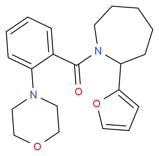 2-(2-furyl)-1-[2-(4-morpholinyl)benzoyl]azepane_Molecular_structure_CAS_)