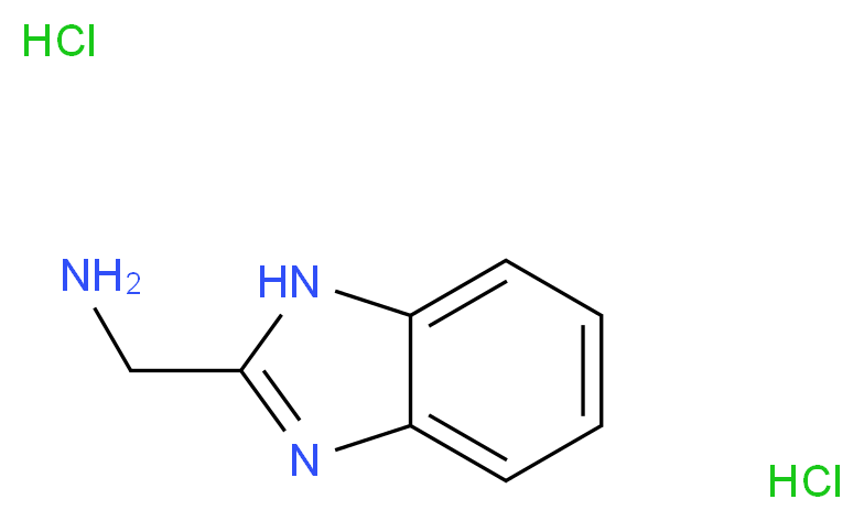 (1H-Benzo[d]imidazol-2-yl)methanamine dihydrochloride_Molecular_structure_CAS_)