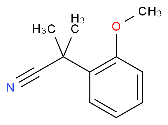 2-(2-methoxyphenyl)-2-methylpropanenitrile_Molecular_structure_CAS_)