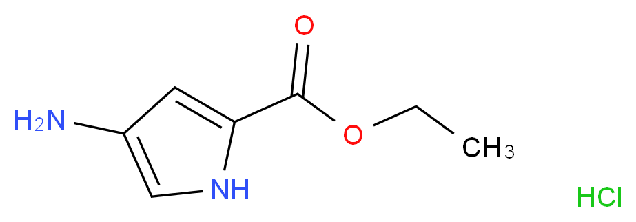 ethyl 4-amino-1H-pyrrole-2-carboxylate hydrochloride_Molecular_structure_CAS_)