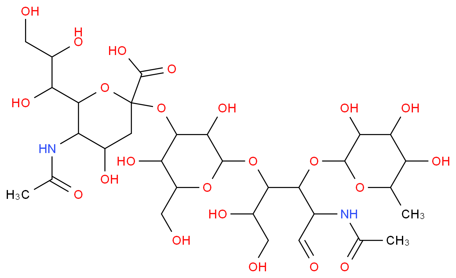 3′-Sialyl-Lewis-X tetrasaccharide_Molecular_structure_CAS_98603-84-0)