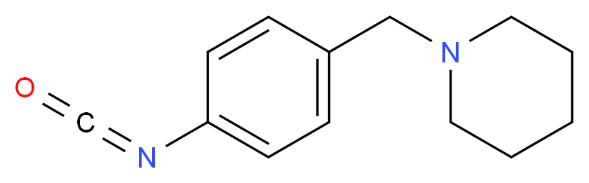4-(Piperidin-1-ylmethyl)phenyl isocyanate_Molecular_structure_CAS_879896-46-5)