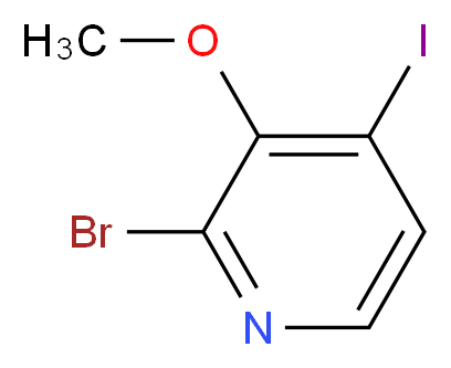 2-Bromo-4-iodo-3-methoxypyridine_Molecular_structure_CAS_1261365-82-5)