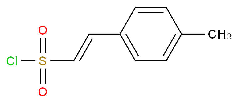 (E)-2-(4-methylphenyl)ethene-1-sulfonyl chloride_Molecular_structure_CAS_)