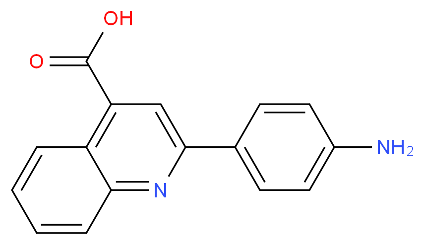 2-(4-Amino-phenyl)-quinoline-4-carboxylic acid_Molecular_structure_CAS_94205-62-6)