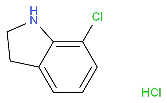 7-chloro-2,3-dihydro-1H-indole hydrochloride_Molecular_structure_CAS_)