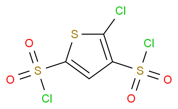 2-Chlorothiophene-3,5-bis(sulfonyl chloride)_Molecular_structure_CAS_86806-70-4)