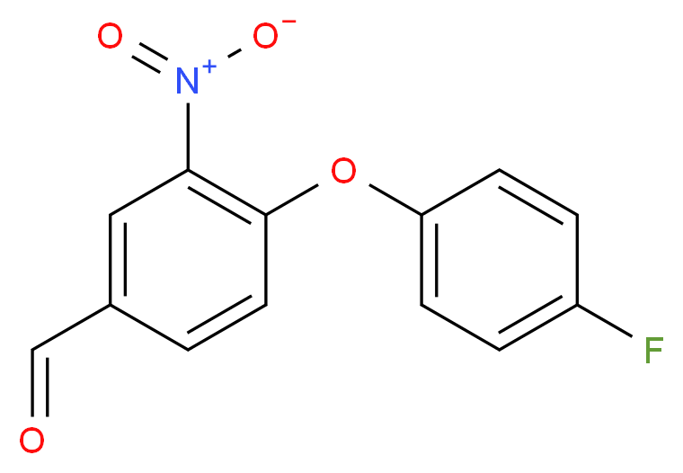 4-(4-Fluorophenoxy)-3-nitrobenzenecarbaldehyde_Molecular_structure_CAS_)