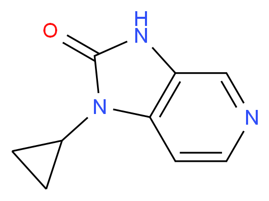 1-Cyclopropyl-1,3-dihydro-2H-imidazo[4,5-c]pyridin-2-one_Molecular_structure_CAS_380605-29-8)